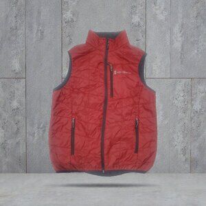 Free Country Puffer Vest Women's Red Quilted Full Zip Sleeveless Outdoor-Large